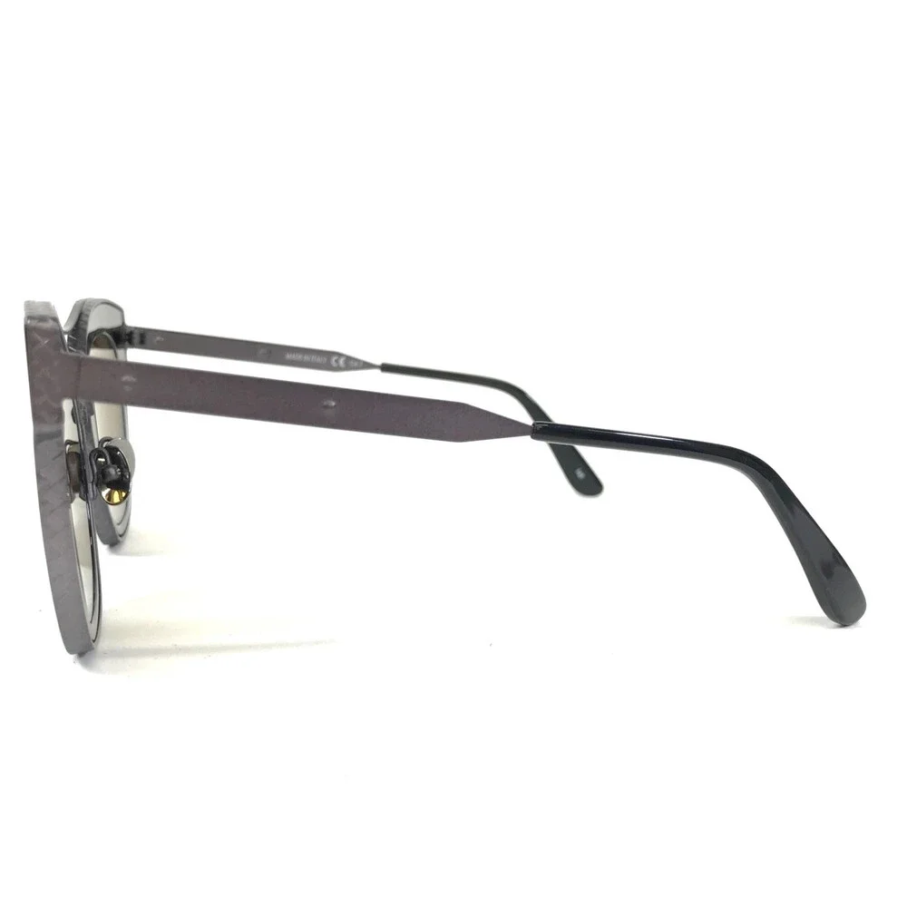Bottega Veneta Sunglasses BV0012S 003 Black Ruthenium Frames with Brown Lenses